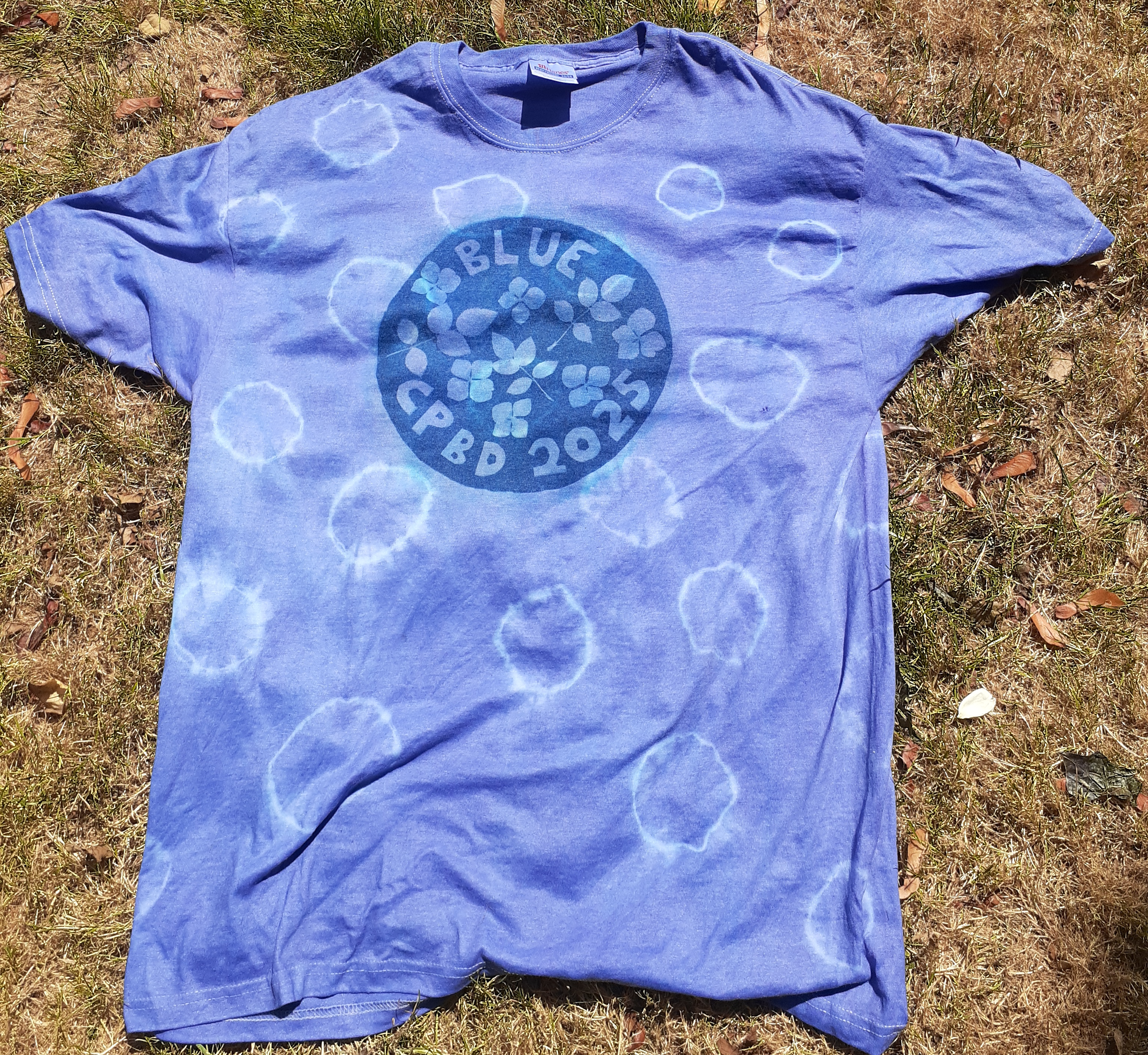 cyanotype on t shirt