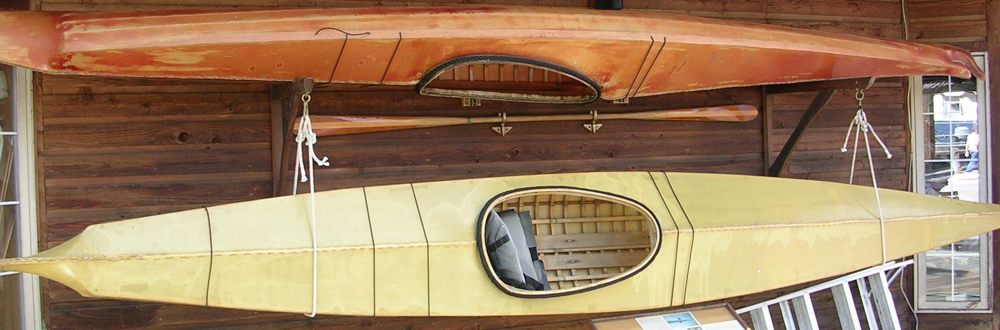 Baidarka skin on frame kayak