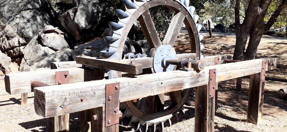 Pelton wheel at Columbia California