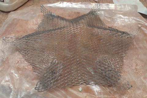 Armature for lantern top.