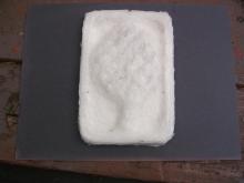 silicone applied to model