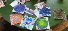 spin art samples