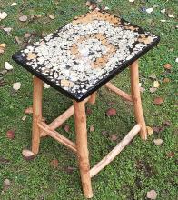 Table with eggshell top